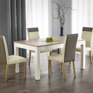 SEWERYN 160/300 cm pikendatav söögilaud tamm / valge