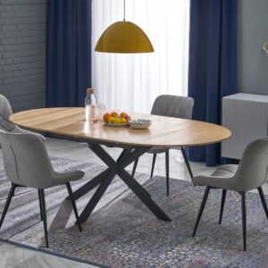 ACORD pikendatav laud, naturaalne värv / must