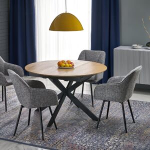 ACORD pikendatav laud, naturaalne värv / must