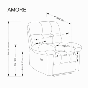 AMORE reguleeritav tugitool