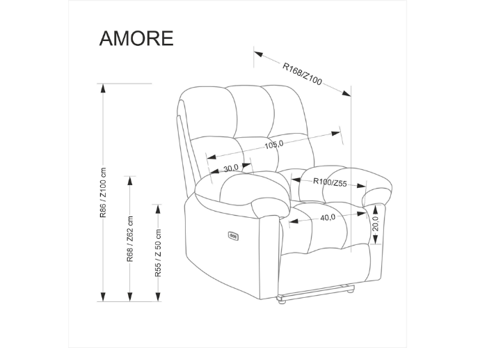 AMORE reguleeritav tugitool