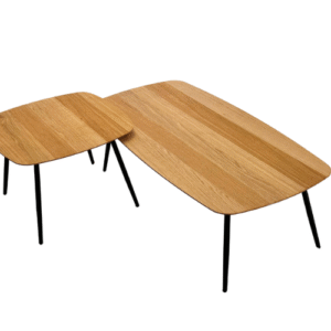 Tammest viimistletud lauakomplekt Geometric